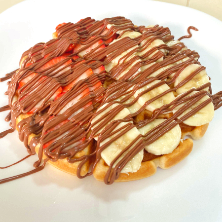 Waffle con 3 Toppings a Elegir