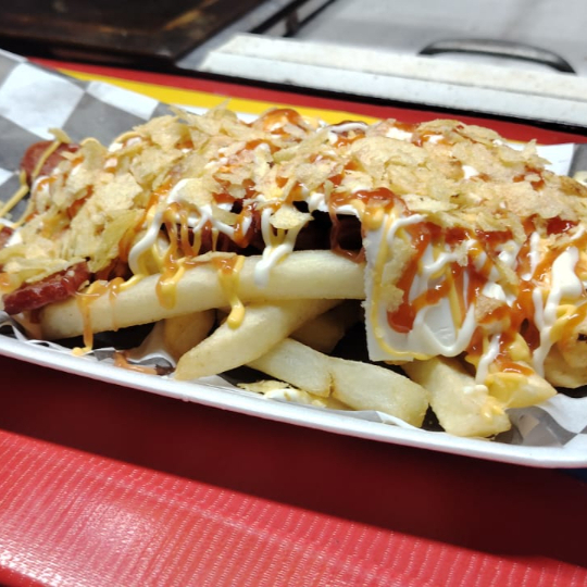 SALCHIPAPA COLOMBIANA SENCILLA