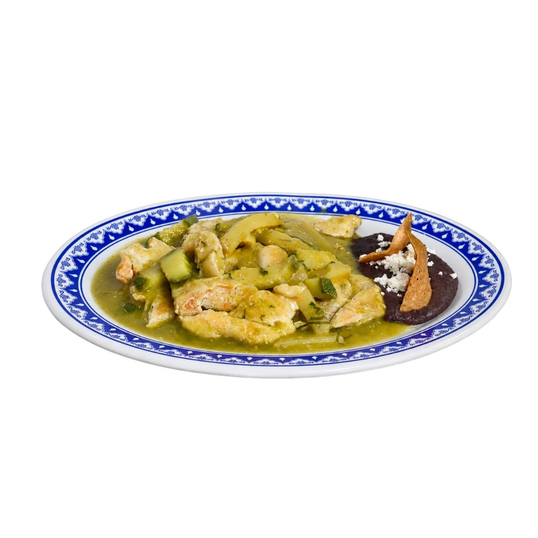 FAJITAS DE POLLO EN SALSA VERDE