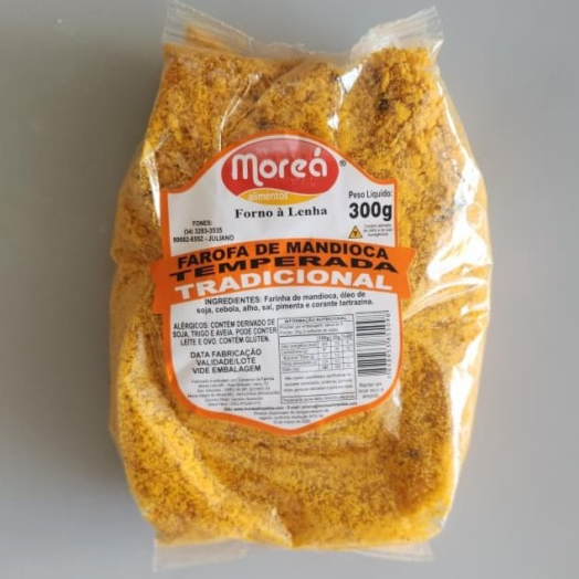 A mesma farofa que acompanha os espetinhos ao ponto!