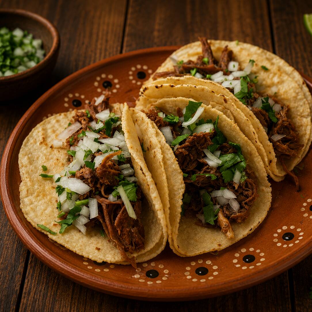 TACO BLANDO CON CARNE DE RES