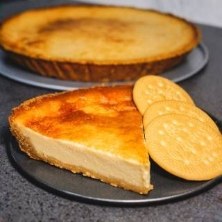 Rebanada de Pay de Queso Horneado