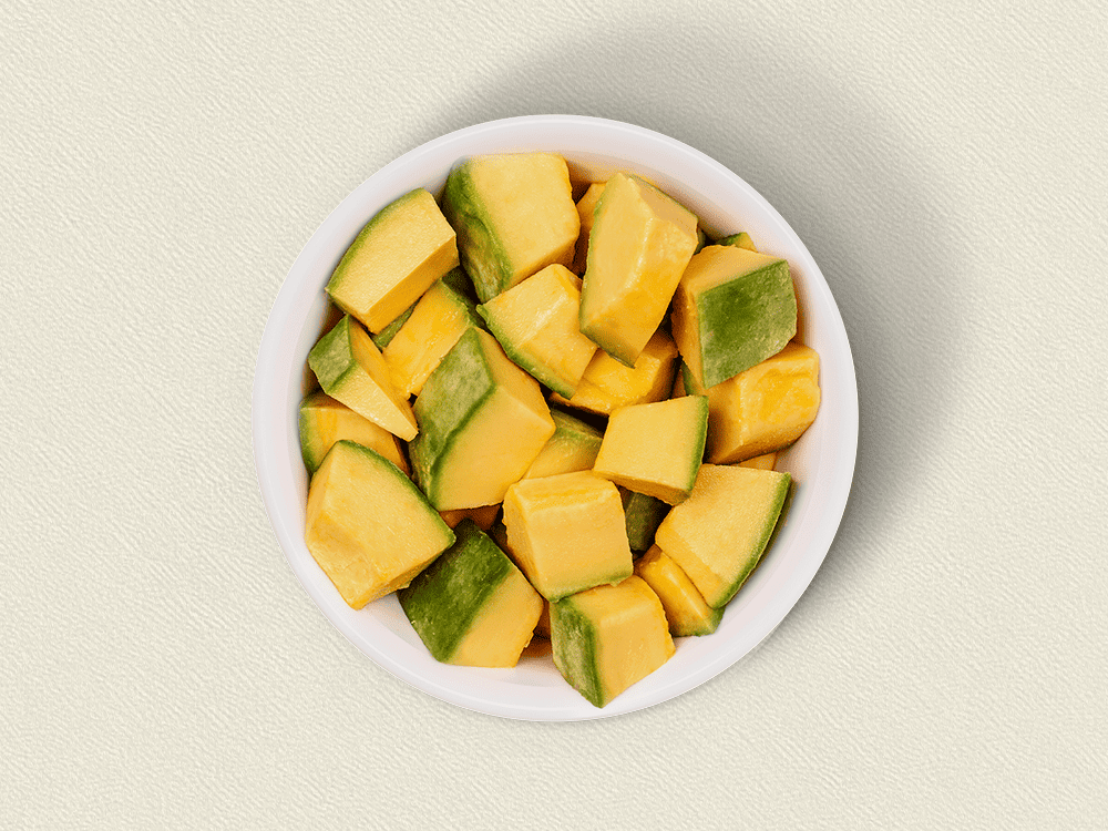 Porción Aguacate en Cubos