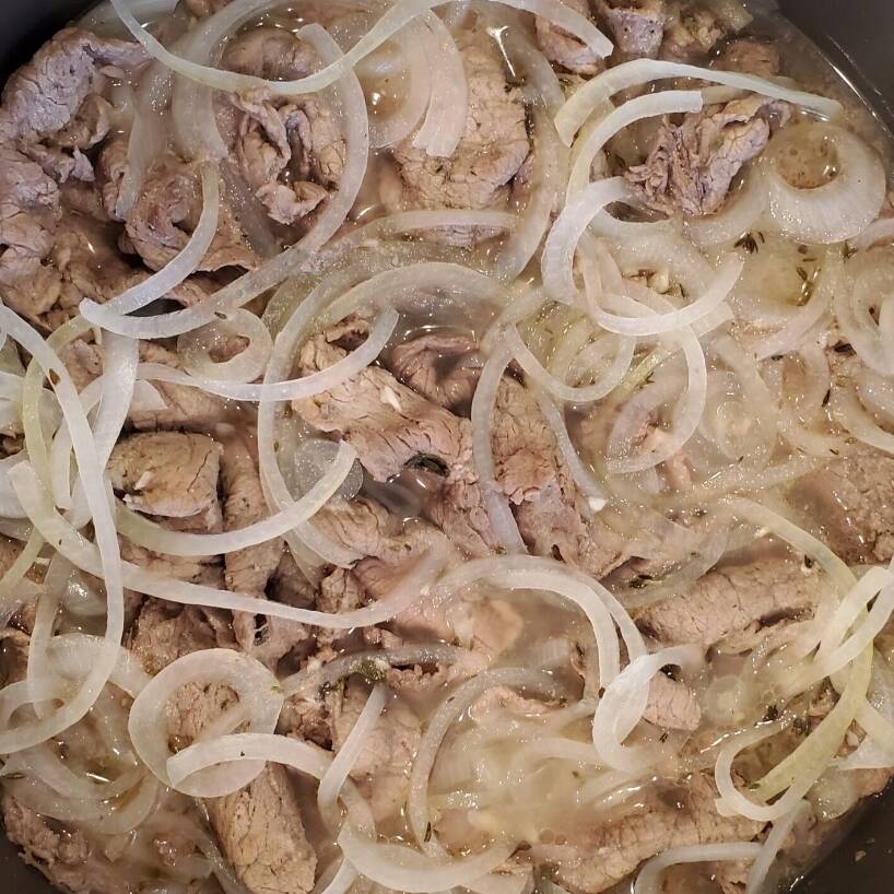 Bistec Encebollado