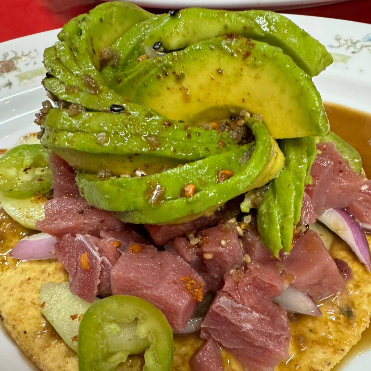 Tostada de Medallón