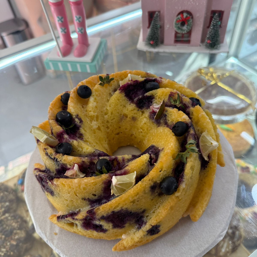 Panque Bundt BlueBerry Limón