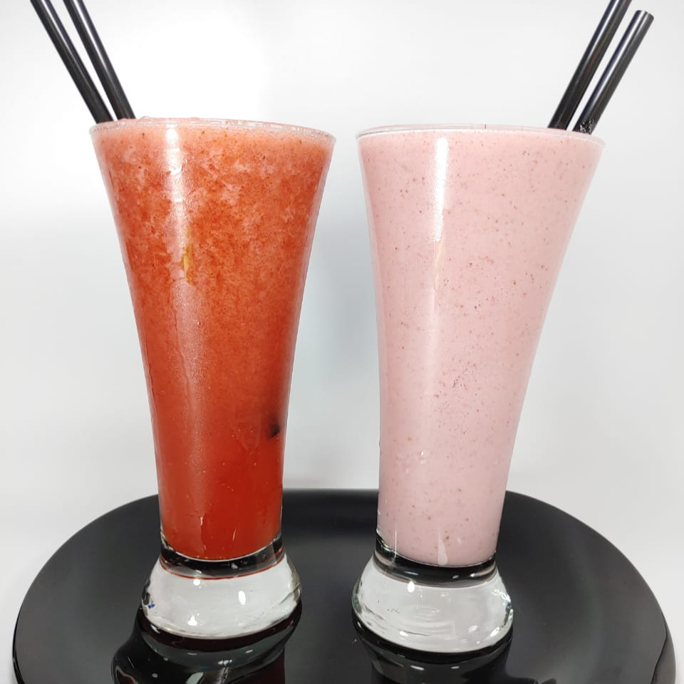 Jugo natural en Leche