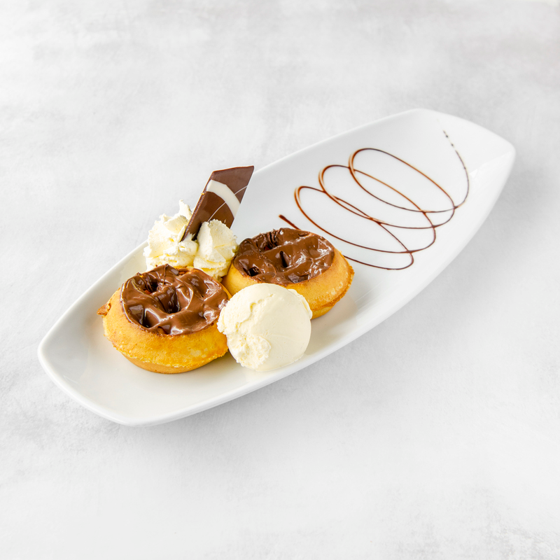 Mini Waffles Nutella® (2 Pzas)