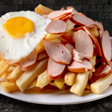 Salchipapa Especial