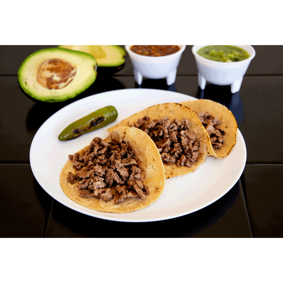 Orden de 3 Tacos de Bistec