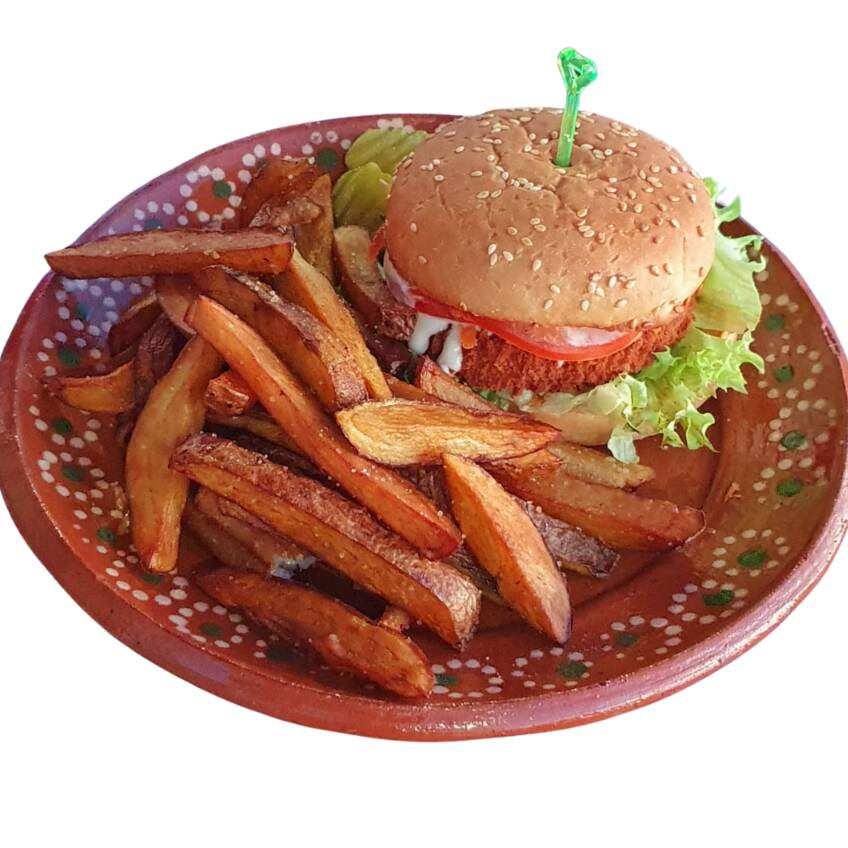 Ranch Burger + Papas / French Fries