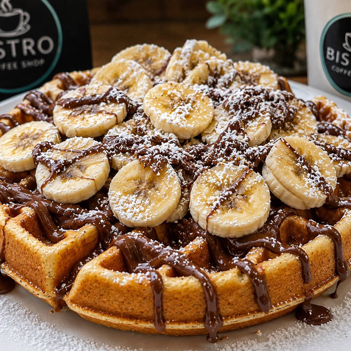 Banana NUTELLA Waffle