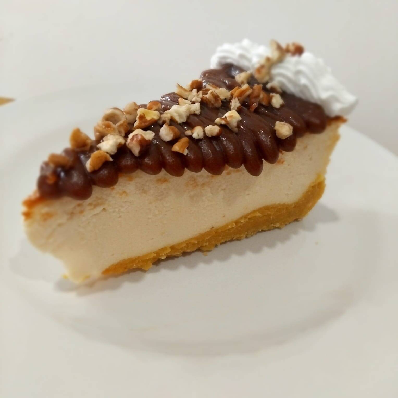 Pay New York Cheesecake Cajeta y Nuez