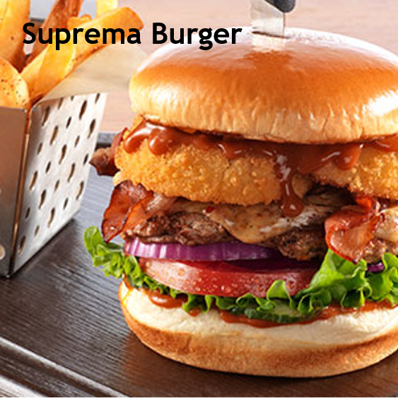 Suprema Burger con Papas
