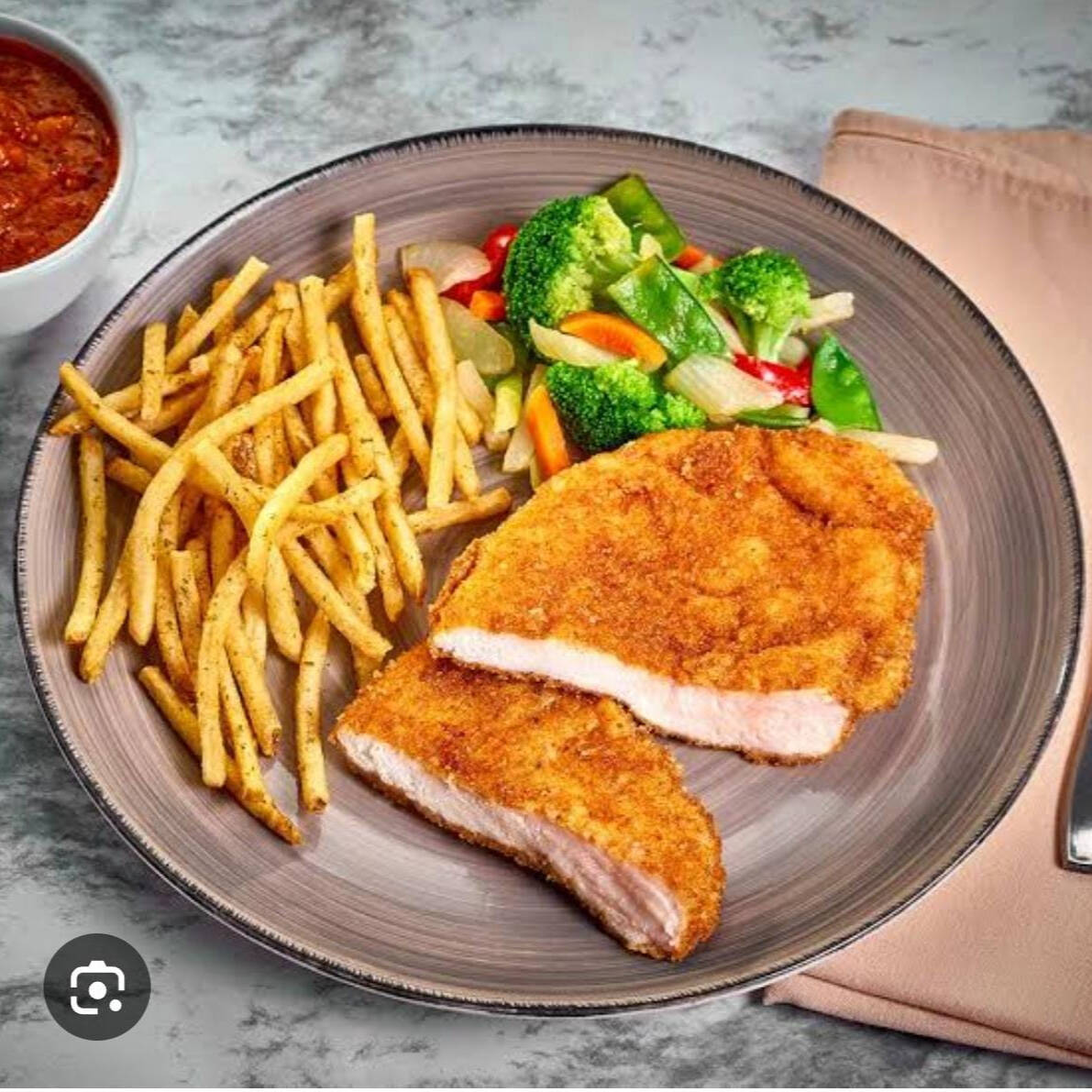 Milanesa de Pollo o Carne