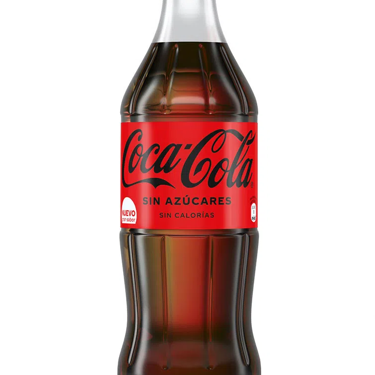 Coca cola sin azucar 600 ml