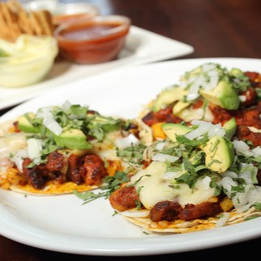 Taco De Pastor En Harina