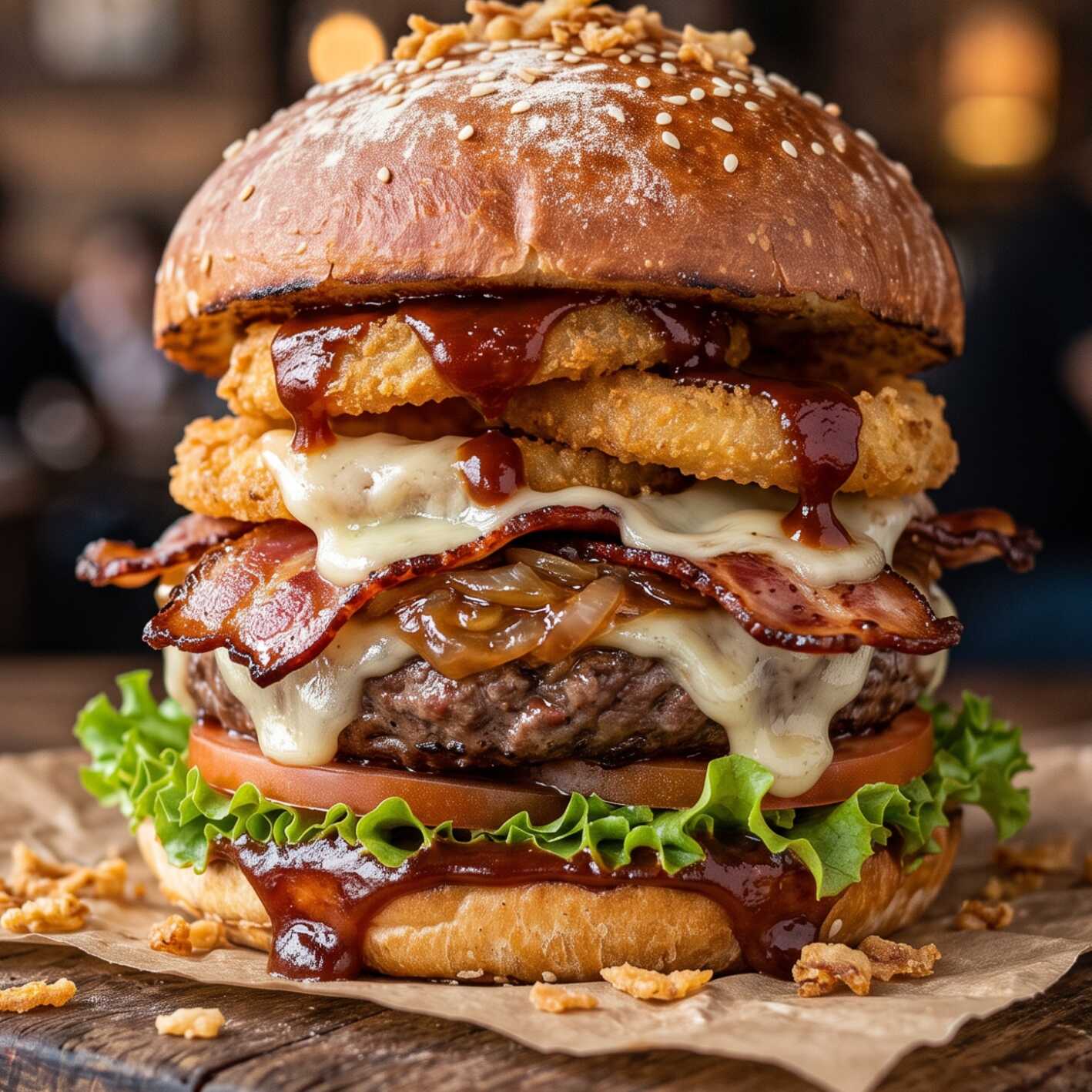 Clásica Bacon Burger