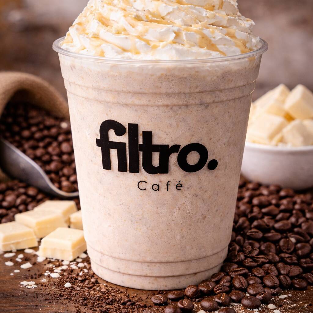Frappe Moka blanco (450 ml)