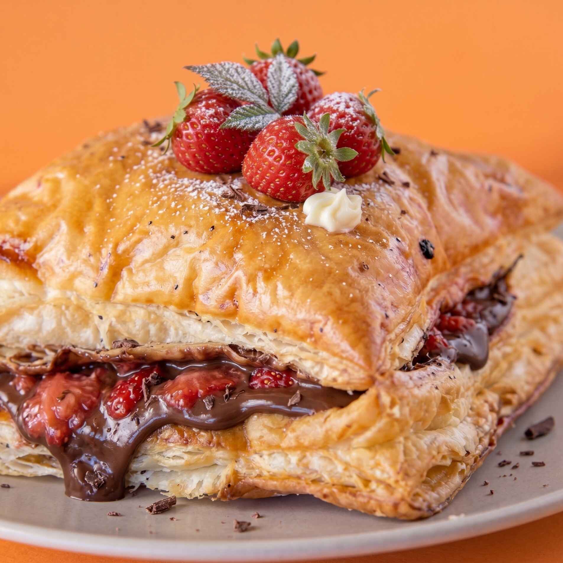 Fresa con Chocolate