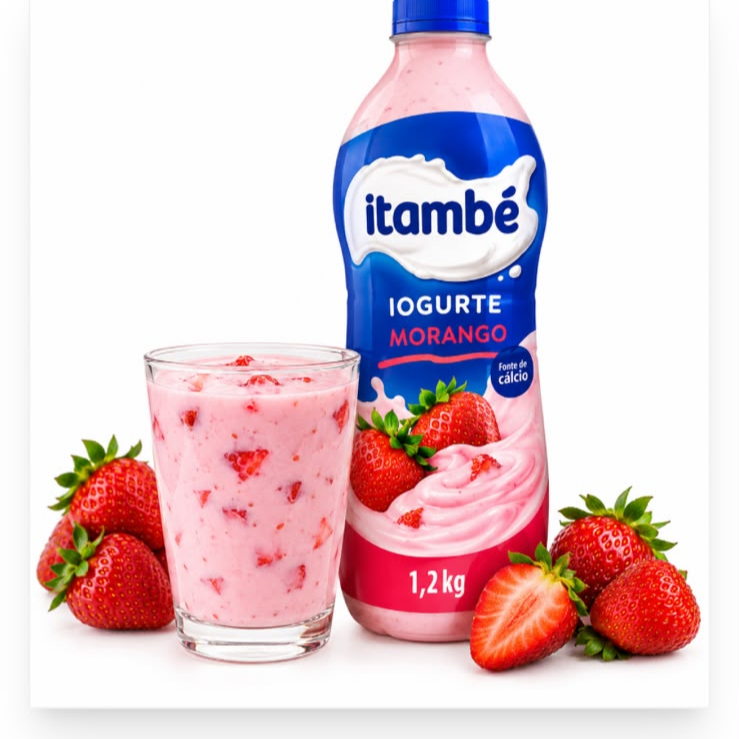 Vitamina de Morango 500 ml 🍓🥛
Deliciosa vitamina preparada com iogurte de morango Itambé e pedaços de morango, cremosa, geladinha e cheia de sabor. Uma combinação irresistível para deixar seu momento ainda mais gostoso!