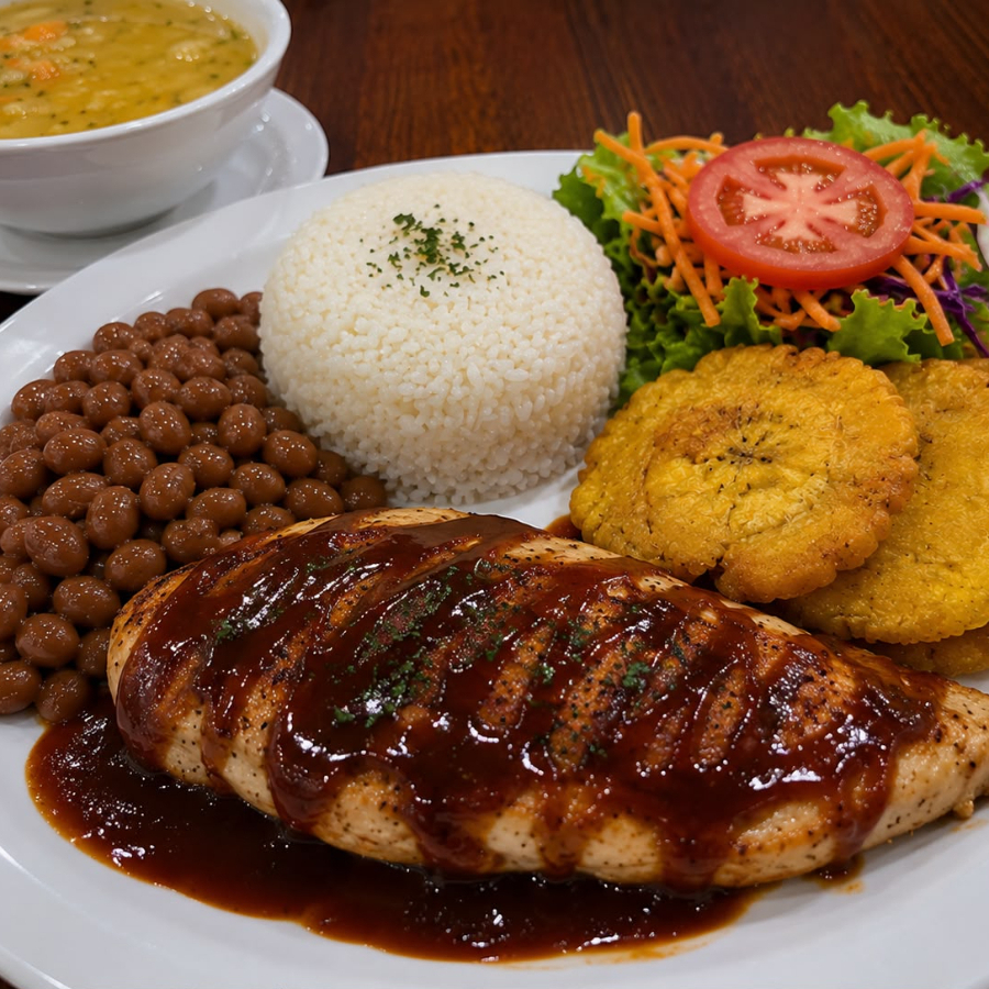 Pechuga en Salsa BBQ