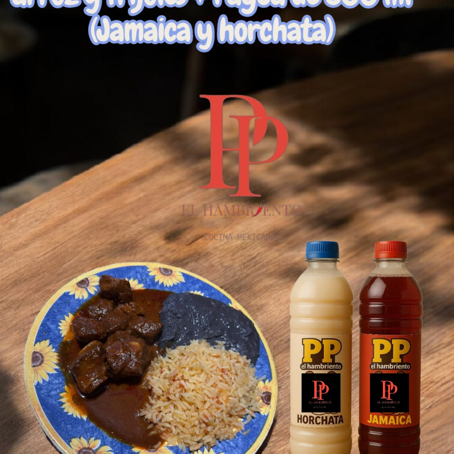 Cotilla de cerdo en salsa de Chile seco y Agua