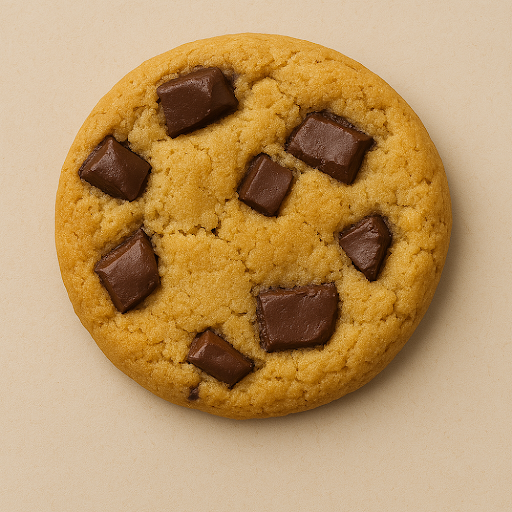 Galleta con chispas de chocolate