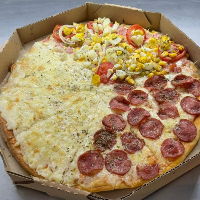 PIZZA GRANDE 3 SABORES 9 FATIAS