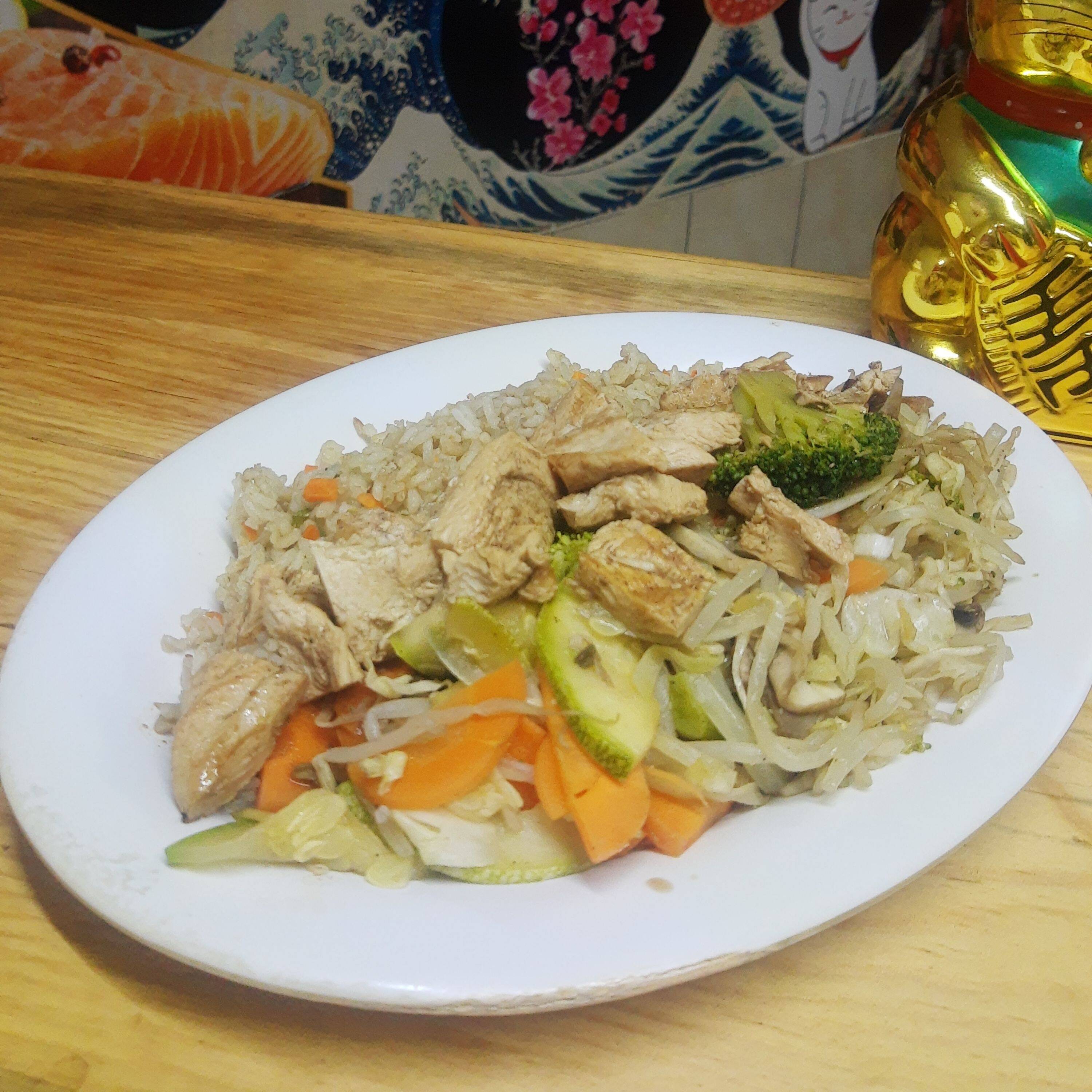 Tepanyaki de pollo