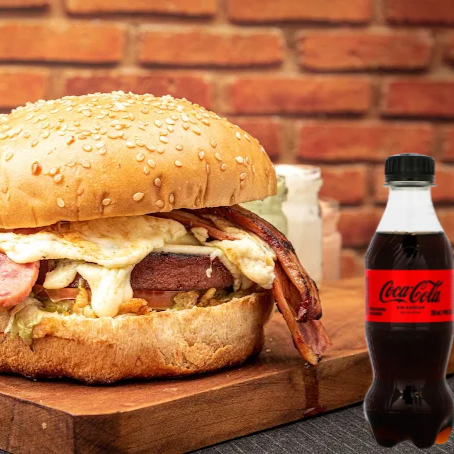 COMBO HAMBURGUESA SENCILLA + BEBIDA PERSONAL