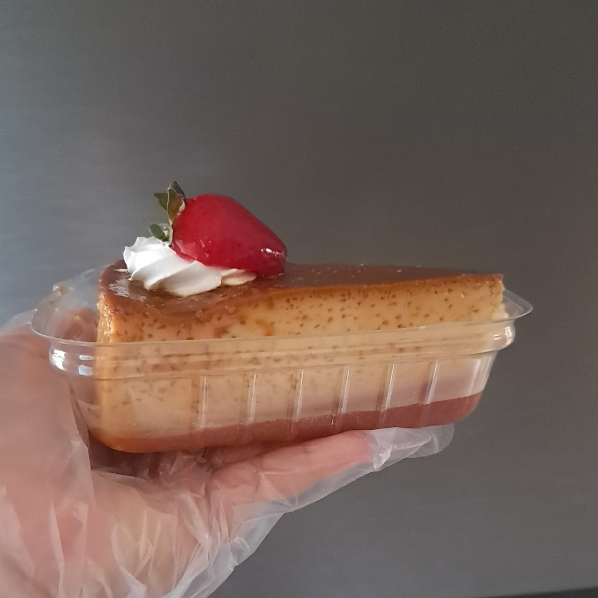 Rebanada de Flan Napolitano