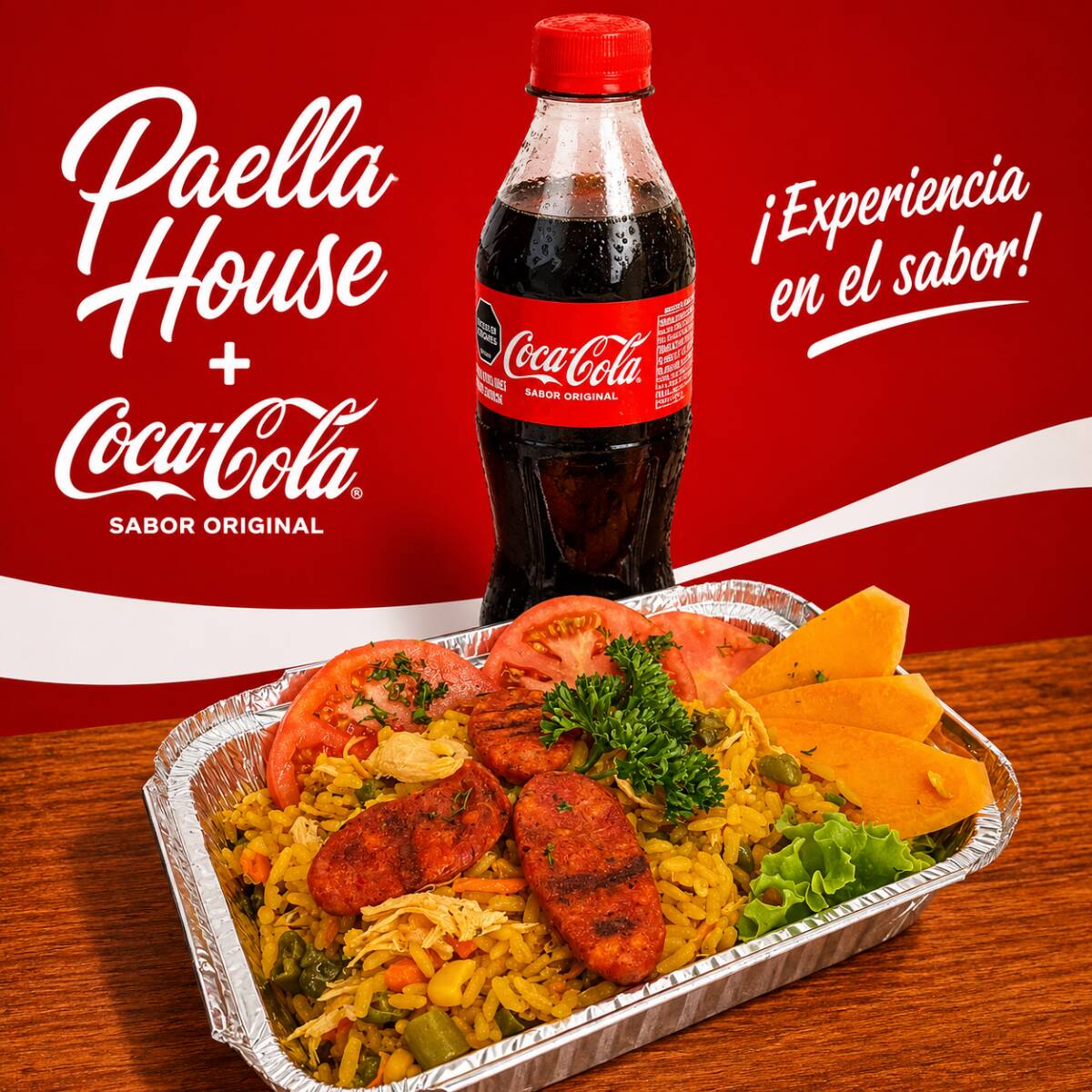Combo Personal Arroz con Pollo 400g
