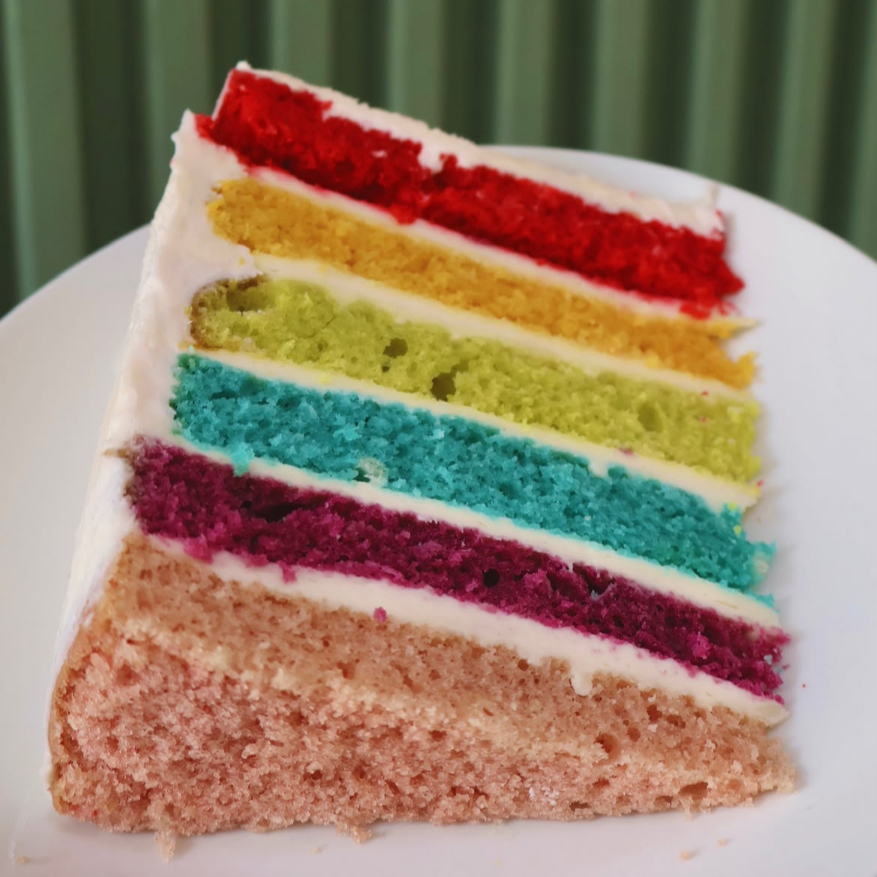 Rebanada Pastel Arcoiris