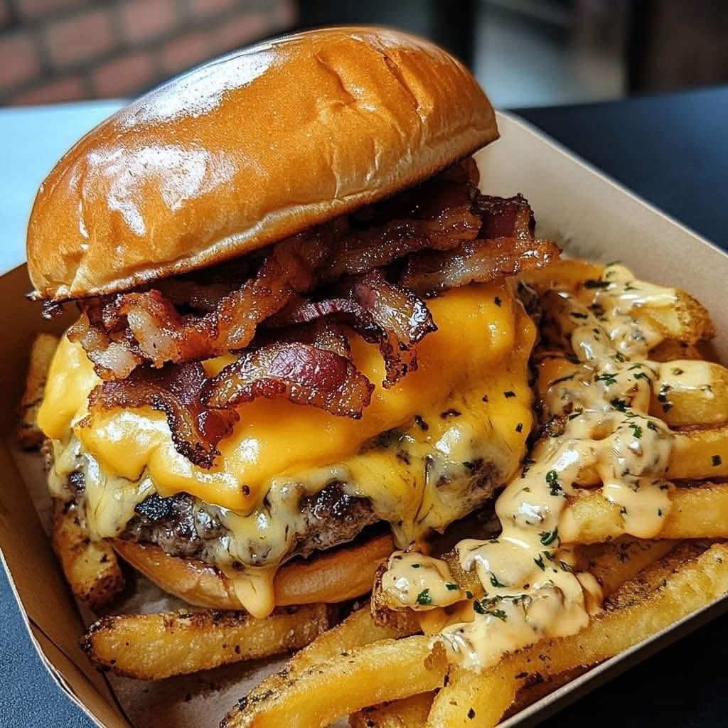 Bacon Burger + Cheese Lovers