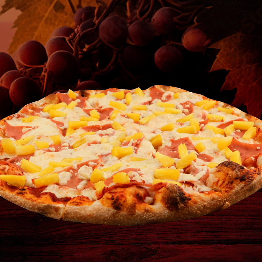Pizza Gourmet Jamón & Piña Venti C