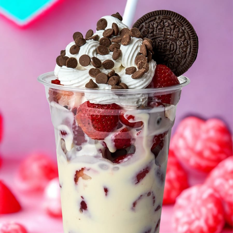 Fresas con crema