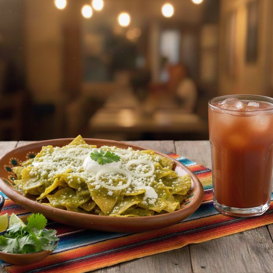 Chilaquiles + Bebida
