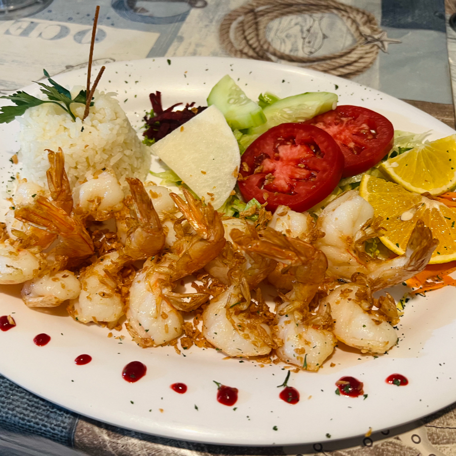 Camarones al Mojo de Ajo