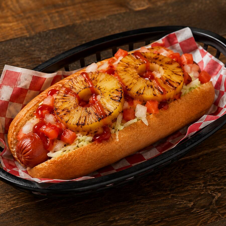 Hot Dog Hawaiano