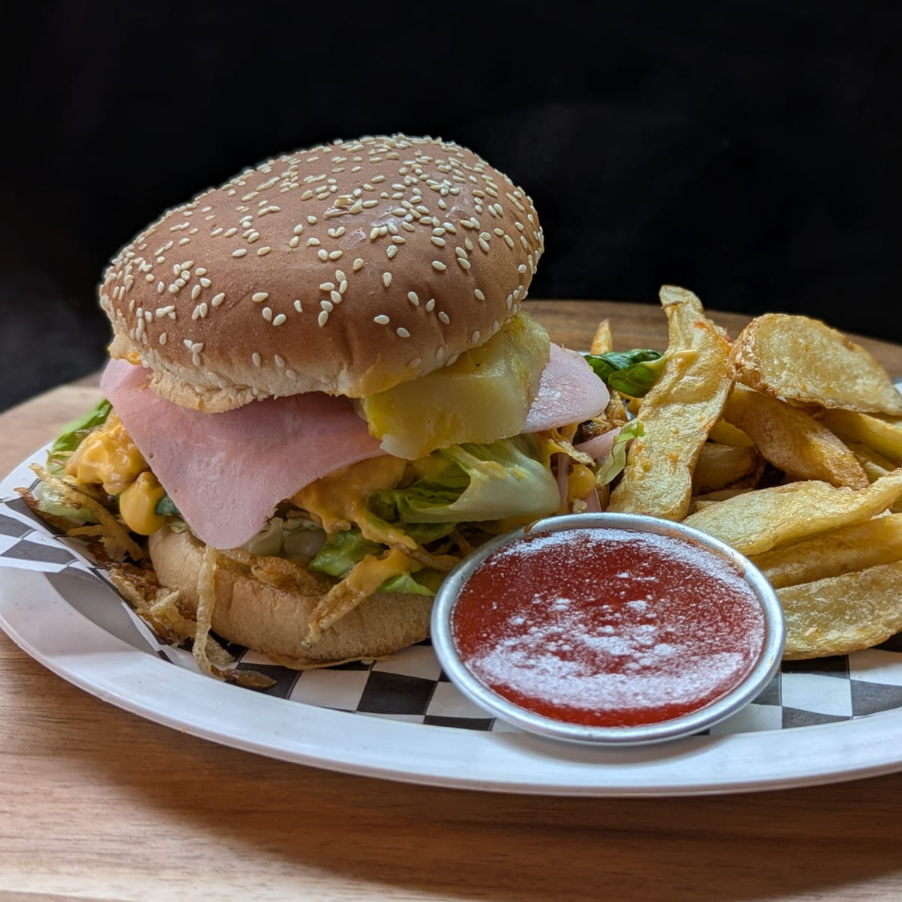 Hamburguesa Hawaiana
