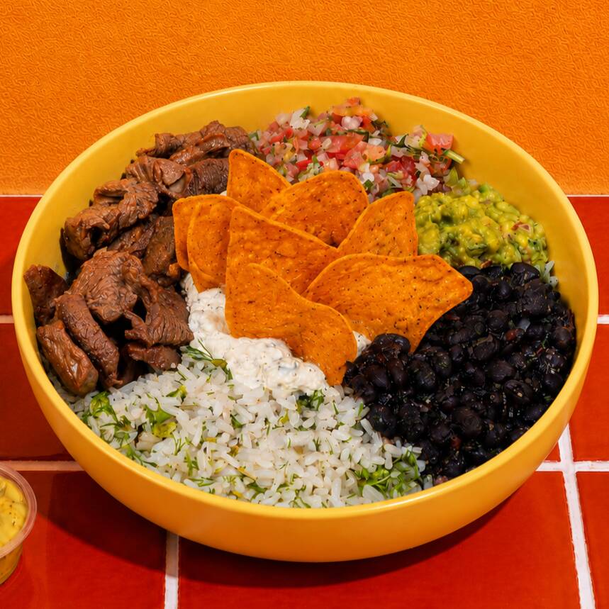Menú Mexicano Carne Bowl