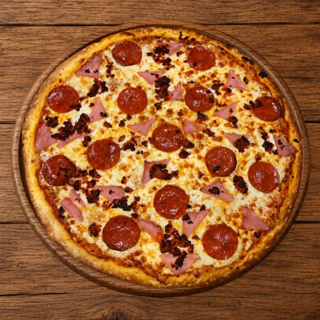 Pizza Mediana Carnes Frias
