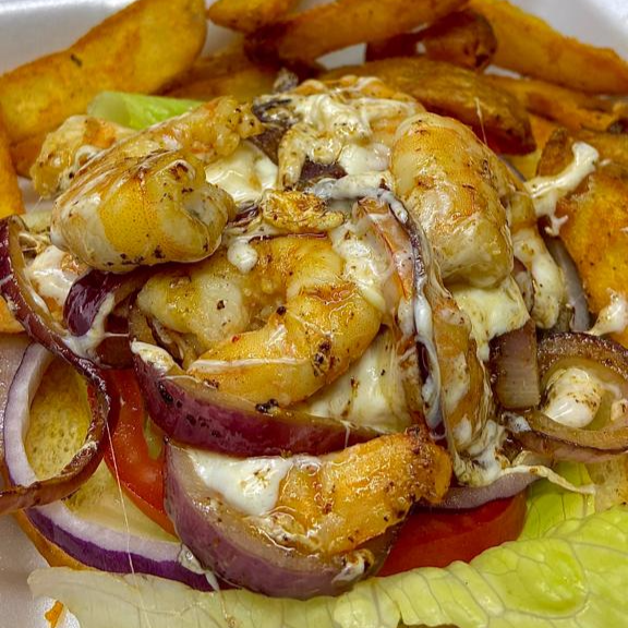 Hamburguesa de Camarón
