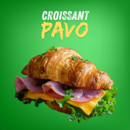 Croissant de Jamón con Queso