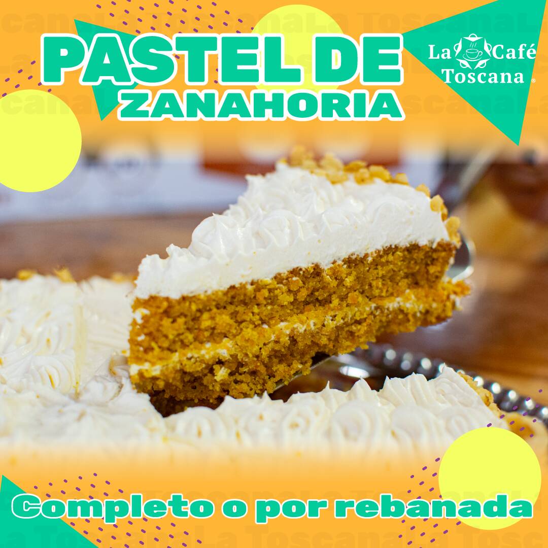2 Rebanadas Pastel de Zanahoria