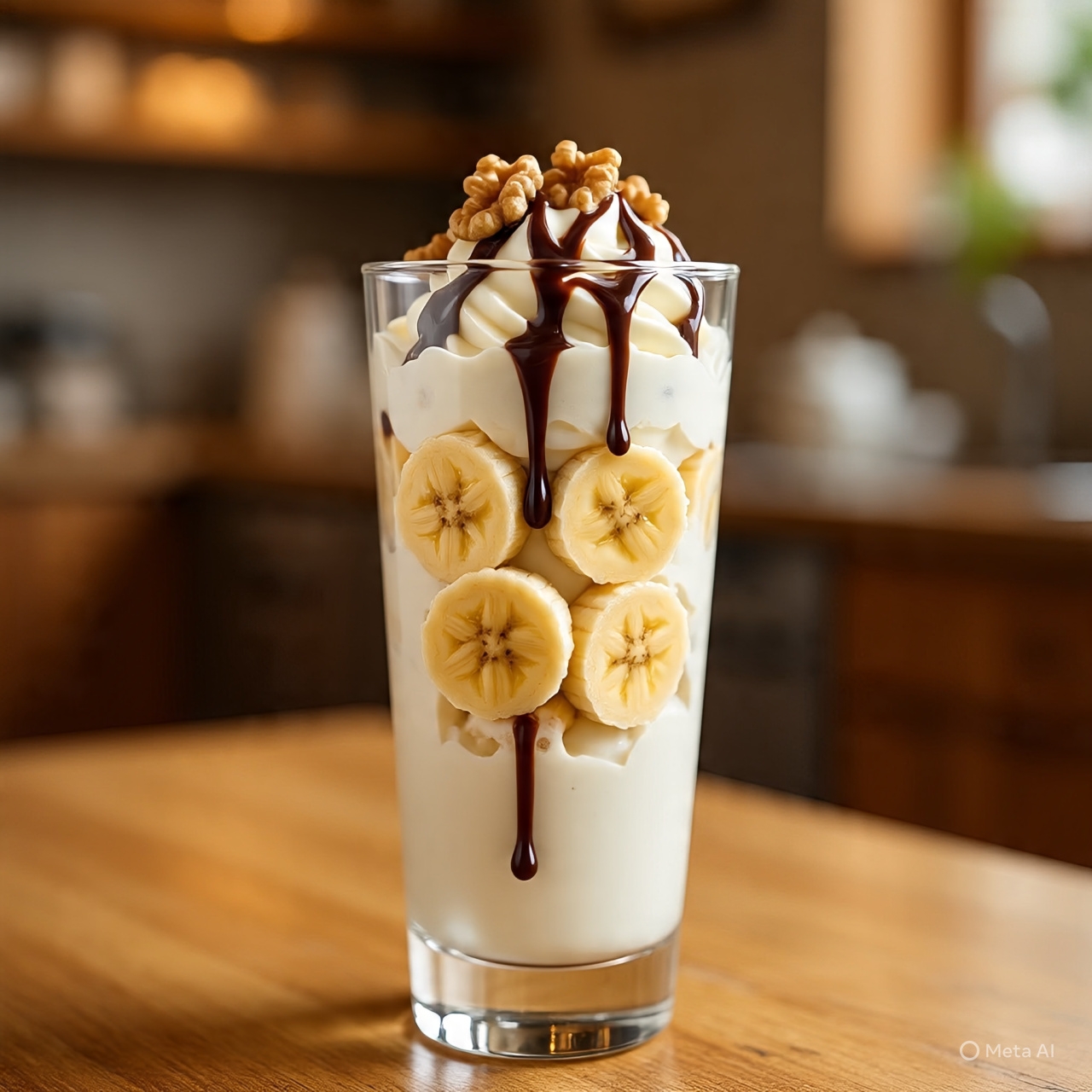 Platano con Crema