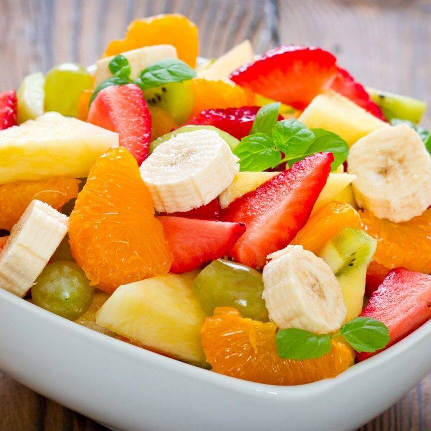 Salada de frutas ( foto ilustrativa )