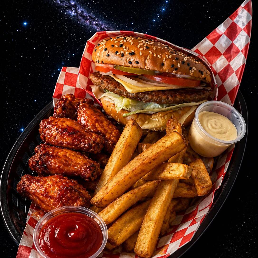 Combo 4 "Alitas-Burger"