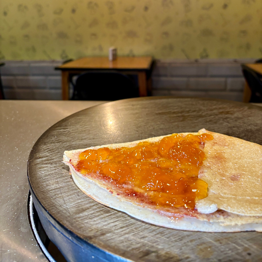Crepa Mermelada de Durazno